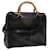 GUCCI Bamboo Hand Bag Leather 2way Black 002 123 0322 Auth yk8800  ref.1104797