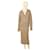 Autre Marque Twist & Tango Punto de lana de alpaca beige debajo de la rodilla Falda de pantorrilla y suéter Top XS / S  ref.1105475