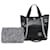 Chanel Borsa shopping AS in pelle traforata con logo0487 Nero Vitello simile a un vitello  ref.1105581