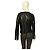 René Lezard Rene Lezard lambskin Ultra Soft Leather Collarless Jacket Size 36 hook eye Black - view 2