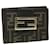 FENDI Zucca Canvas Wallet Black Brown Auth 56791  ref.1105697