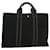 Hermès HERMES Fourre Tout MM Hand Bag Canvas Black Auth ki3576 Cloth  ref.1105742