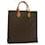 LOUIS VUITTON Monogram Sac Plat Hand Bag M51140 LV Auth fm2825 Cloth  ref.1105783