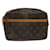 Louis Vuitton Monogram Compiegne 23 Bolsa de Embreagem M51847 LV Auth ac2261 Monograma Lona  ref.1105790