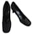 Chanel Heels Black Leather  ref.1105914