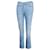 Chanel Karierte Denim-Jeans aus blauer Baumwolle  ref.1105930