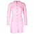 Timeless Chanel 2021 Cruise Floral Strickpulloverkleid aus rosa Baumwolle Pink  ref.1105933