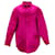 Übergroßes Balenciaga-Hemd aus rosa Seide Pink  ref.1105946