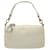 Pochette vintage Dior en lona Trotter blanca Blanco Lienzo  ref.1105996