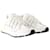 Trigreca Sneakers - Versace - Fabric - White Leather Pony-style calfskin  ref.1106110