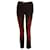 Pantalones de pana degradados de corte slim de Chanel en algodón marrón Castaño  ref.1106142