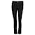 Jeans denim a quadri Chanel in cotone nero  ref.1106146