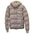 Moncler Cezanne Quilted Down Jacket in Grey Wool  ref.1106195