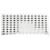 Alaïa Pochette en cuir à motif triangle blanc  ref.1106201