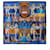 Hermès Foulard en soie Hermes Della Cavalleria bleu Tissu  ref.1106348