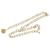 Chanel Gold CC-Medaillon-Gürtel mit Kettengliedern Golden Metall Vergoldet  ref.1106349