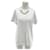 LOUIS VUITTON Camiseta blanca con detalle de cadena TXL Blanco Algodón  ref.1106416