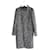 CHANEL Fall 2010 Manteau en tweed tissé ample noir et blanc Laine  ref.1106568