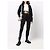 ETIQUETA DE CAMISOLA CURTA GIVENCHY 4G CHITO PRETO COM CAPUZ E ZIP. - vista 11