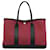 Hermès Hermes Red Toile Garden Party 36 Pony-style calfskin Cloth  ref.1106704