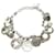 BRACELET CHRISTIAN DIOR CHAINE A BRELOQUES CHARMS LOGO 16-20 METAL STRAP Métal Argenté  ref.1106835