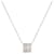 NEW BOUCHERON NECKLACE QUATRE RADIANT GOLD RING PENDANT 18K GOLD NECKLACE Silvery White gold  ref.1106845