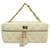 VINTAGE CHANEL VANITY TOILETRIES BAG CLASP TIMELESS JERSEY QUILTED Cream Cloth  ref.1106875