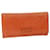 GUCCI Micro GG Canvas Long Wallet Orange 449396 auth 56789  ref.1107076
