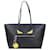 Fendi Black Monster Roll Tote Bag w/ charm Leather  ref.1107214
