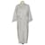 Christian Dior Grey Pocket Detail Belted Robe Silk  ref.1107217