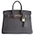Hermès HERMES BIRKIN BAG 25 tin Grey Leather  ref.1107223