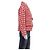 Autre Marque Giacca Gingham NEO NOIR Borgogna Bianco Lana L Multicolore Bordò - vista 3