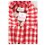 Autre Marque Giacca Gingham NEO NOIR Borgogna Bianco Lana L Multicolore Bordò - vista 4