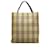 Burberry Brown House Check Tote Beige Cloth Cloth  ref.1107314