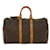 Louis Vuitton Keepall 45 Brown Cloth  ref.1107777