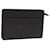 LOUIS VUITTON Epi Pochette Homme Clutch Bag Black M52522 LV Auth 56441 Leather  ref.1107829