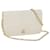 CHANEL Matelasse Chain Shoulder Bag Lamb Skin White CC Auth 57353  ref.1107900