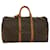Louis Vuitton Keepall 50 Brown Cloth  ref.1108056