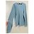 Theory Herren Waffelstruktur Bio-Sweatshirt Blau Hellblau - Ansicht 2