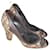Dior Heels Brown Leather  ref.1108468