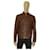 Iceberg Brown leather Zipper Front Classic Men Leather Jacket size 50  ref.1108776