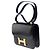 Hermès Sac HERMES Constance en Cuir Noir - 101564 - vue 5