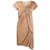 Vestido drapeado beige de Lanvin  ref.1109036
