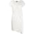 Vestido drapeado blanco de Lanvin  ref.1109037