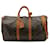 Louis Vuitton Louis Vuitton Keepall 50 Reisetasche mit Bandoulier-Monogramm Braun  ref.1109046