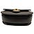 Borsa Chanel Mini Messenger in pelle di vitello nera Nero - vista 3