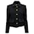 Veste Chasseur en laine noire Céline avec boutons dorés  ref.1109163