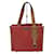 Burberry Canvas Handbag Red Cloth  ref.1109207