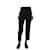 Theory Pantalon plissé noir - taille US 2 Laine  ref.1109299
