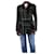 Anine Bing Chaqueta negra de mezcla de lana con botonadura forrada - talla XS Negro  ref.1109315